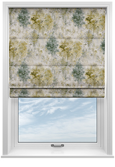 Woodland, Fennel - Twist&Fit Roman Blind